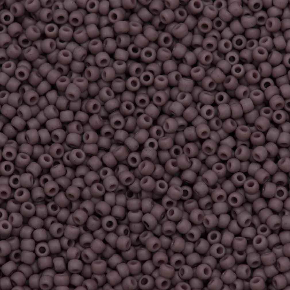 50g Toho Round Seed Bead 8/0 Matte Semi Glazed Lavender (2608F)