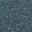 50g Toho Round Seed Bead 8/0 Matte Semi Glazed Blue Turquoise AB (2635F)