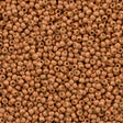 50g Toho Round Seed Bead 8/0 PermaFinish Matte Galvanized Rose Gold (551PFF)