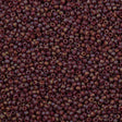 50g Toho Round Seed Bead 8/0 Semi Glazed Dark Red AB (2639F)