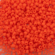 Toho Round Seed Bead 8/0 Opaque Matte Orange (50F)