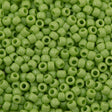 Toho Round Seed Bead 8/0 Opaque Lime 2.5-inch tube (44)